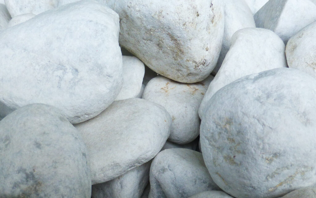 white stones rocks