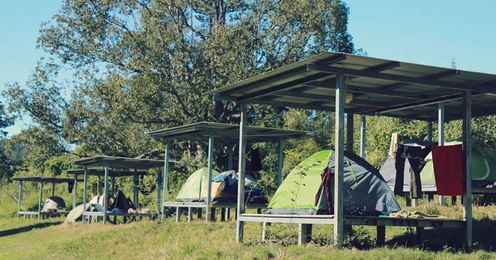 Tents at zaytuna farm